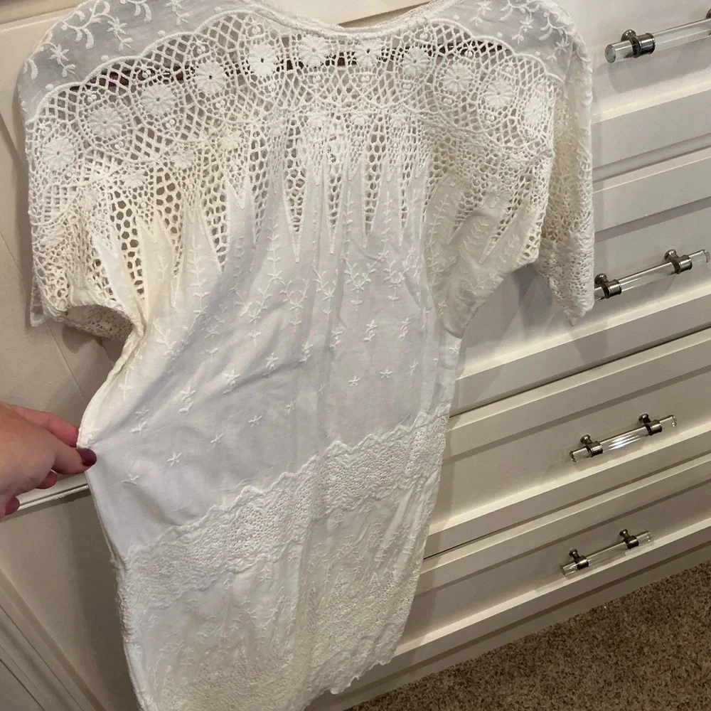 Ulla Johnson White Lace 100% cotton dress - Picture 7 of 9